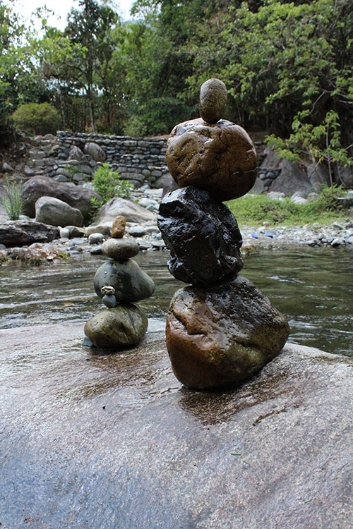 Balanced Pebbles and Rocks 2