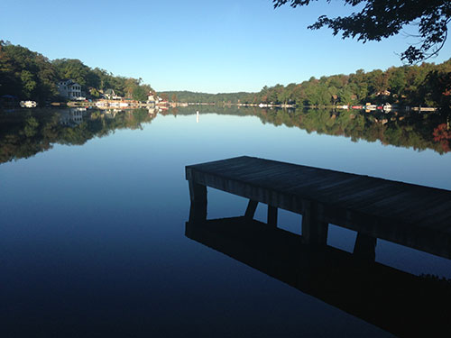 Still Lakefront with Dock